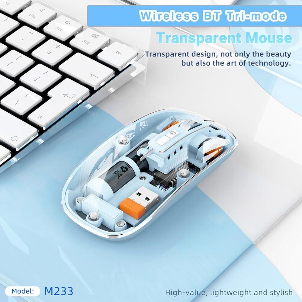 Rechargeable Transparent Mouse